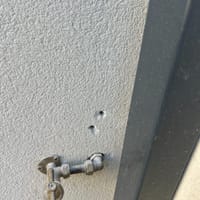 External tap left unsealed where it meets the wall