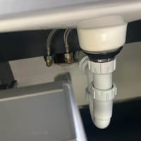 Waste trap not sealed at the connection